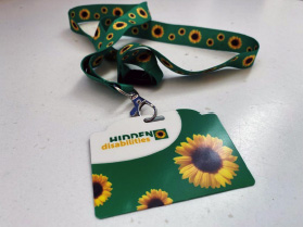 Hidden Disabilities Sunflower Lanyard