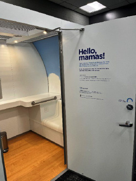 Nursing pod interior